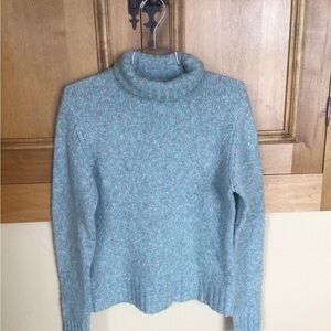 Cozy Blue Turtleneck Sweater